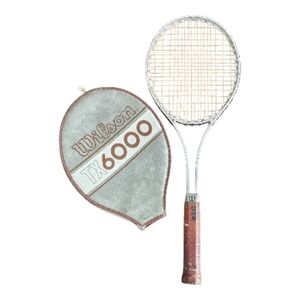 Vtg Wilson TX6000 Racket Racquet and Cover‎